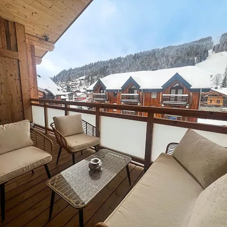 New | Nagano 304 | | Refuge Design En Face Des Pistes | Appt Neuf 2 - 6 Personnes Les Gets